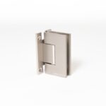 Wall to Glass "H" Back Plate Heavy Duty Hinge
