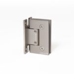 Wall to Glass "H" Back Plate Adjustable Heavy Duty Hinge