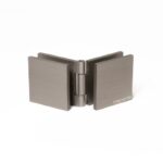 1 3/4" X 1 3/4" Glass to Glass Adjustable Locked Clamp