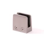 Square Curve Glass Clamp Railing (Flat Back)