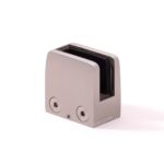 Square Curve Glass Clamp Railing (Flat Back) - Image 3