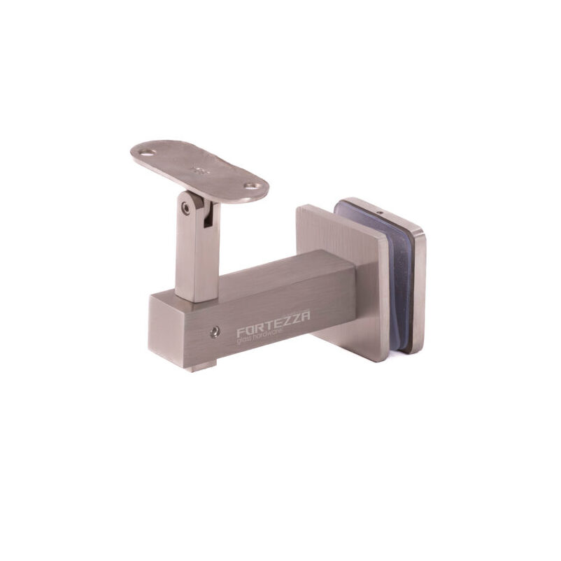 COMARVAL_59 Glass to Track Square Handrail Bracket - Image 1